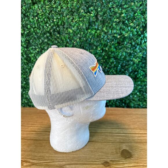 Local Crowns Fish Collection Island Views Trucker Snapback Hat Heathered Gray - Picture 4 of 7